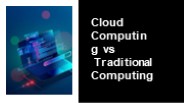 cloud computing vs traditional computing