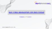 Best Free Developer or SEO Tools | RankNoteBook