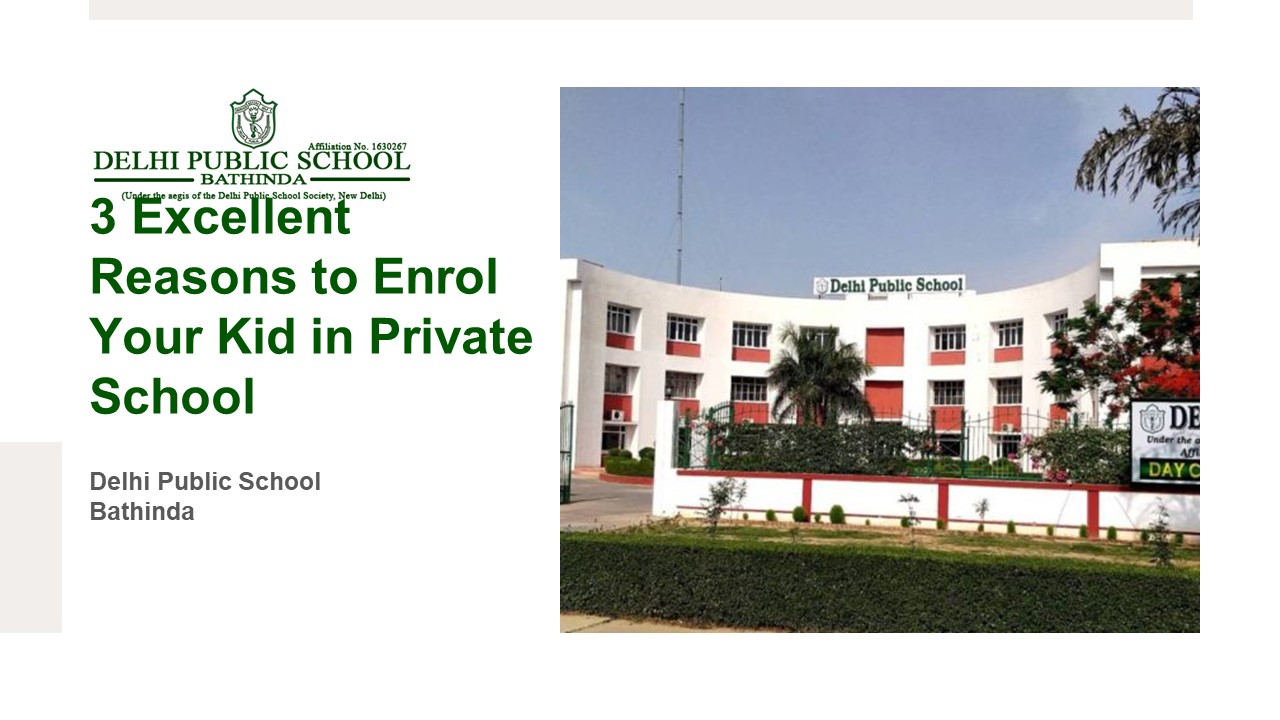3 Excellent Reasons to Enrol Your Kid in Private School presentation ...