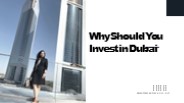 Why Should invest  In Dubai