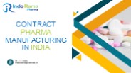 Contract Pharma Manufacturing in India