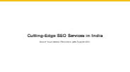 Best SEO Companies in India