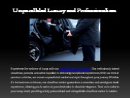 Unparalleled Luxury and Professionalism