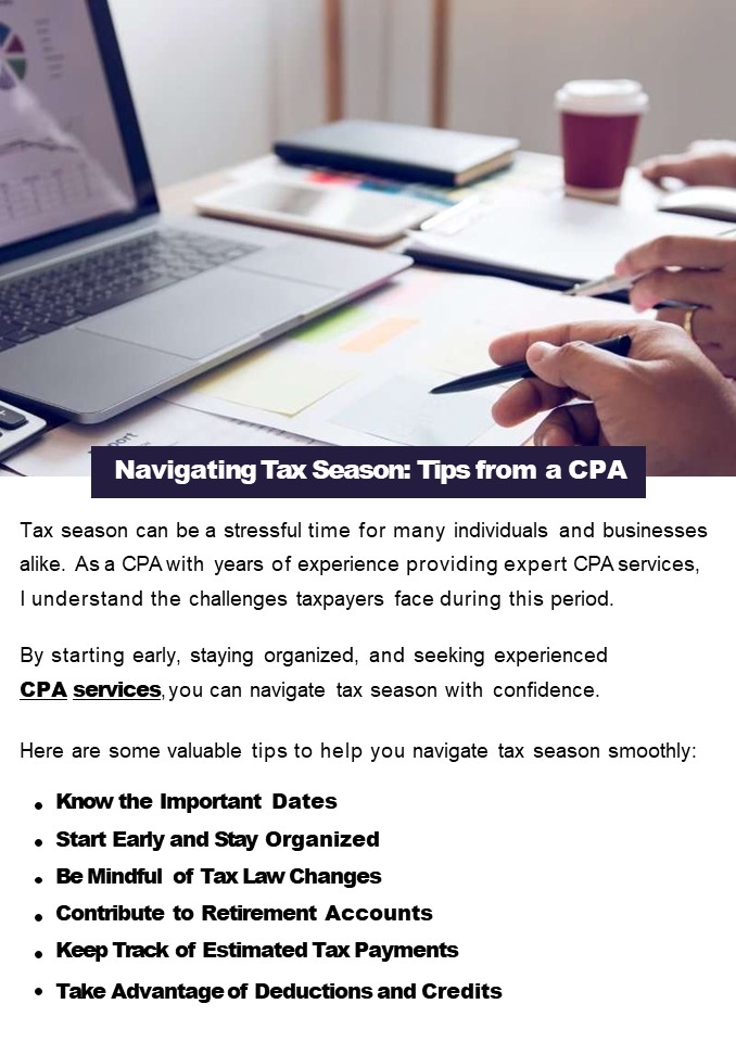 Navigating Tax Season: Tips from a CPA
