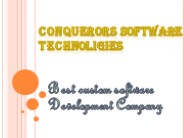 conquerors software technologies