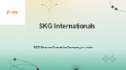 SKG Internationals PCD Pharma Franchise Company