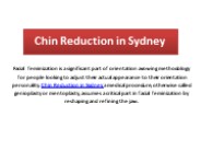 Chin Reduction in Sydney