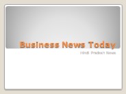 Buisness News Today