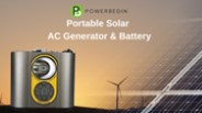 Portable Solar AC Generator & Battery