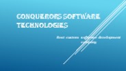 Conquerors Software Technologies