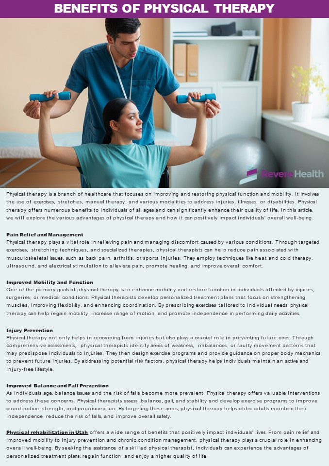 Benefits of Physical Therapy
