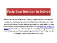 Facial Scar Revision in Sydney