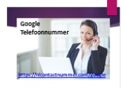 Google telefoonnummer