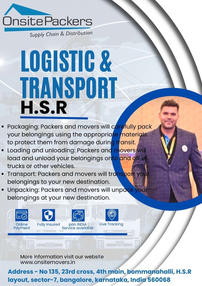 Onsite Movers and Packers in HSR