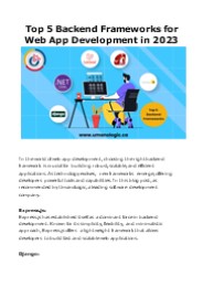 Top Web Development Trends in 2023