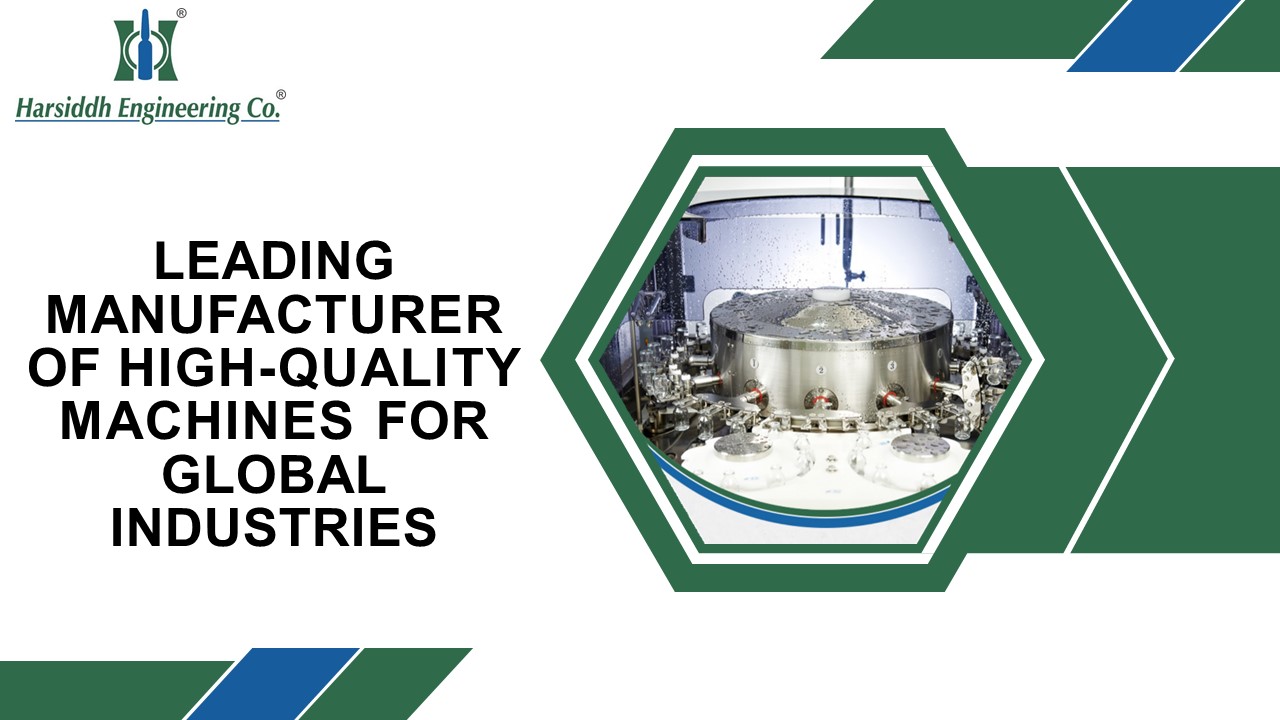 Leading Manufacturer of High-Quality Machines for Global Industries