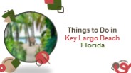 Things to Do in Key Largo Beach, Florida