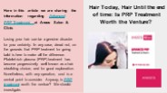 PRP Treatment At Anoos