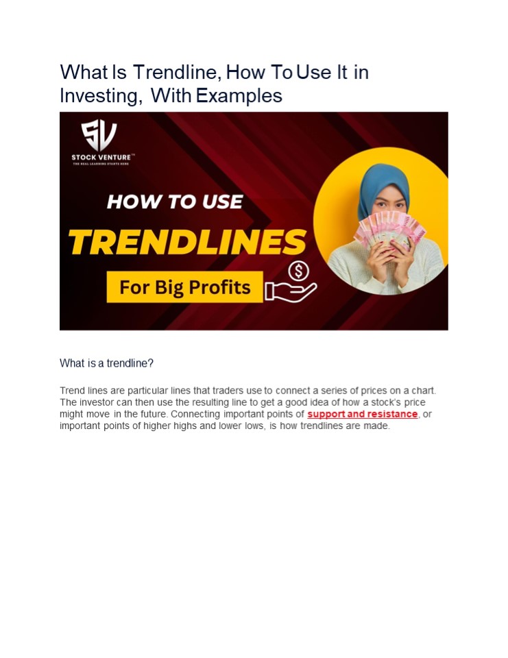 What Is Trendline, How To Use It in Investing, With Examples