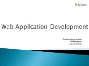 Web Application Development (1)