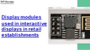 Display modules used in interactive displays in retail  establishments - Microtips Technology