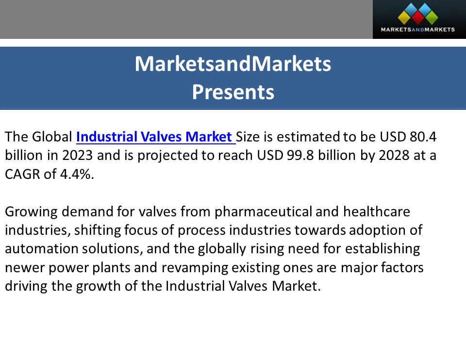 PPT Understanding the Dynamics of the Industrial Valves Market