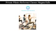 Private Pilates Reformer Classes Niagara Falls