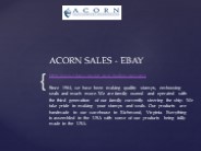 Acorn Sales Due Date Rubber Stamp