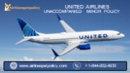 United Airlines Unaccompanied Minor Policy