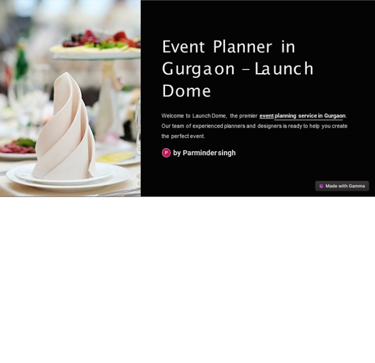 Event Planner in Gurgaon