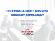 Choosing A Right Business Strategy Consultant