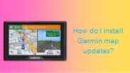 How do I install Garmin map updates?
