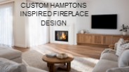 Custom Hamptons Inspired Fireplace Design