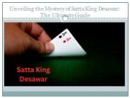 Satta King Disawar