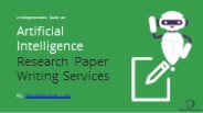 Artificial Intelligence Research Paper Writing Services