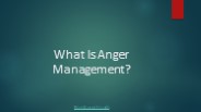 What is Anger Management