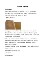 Finish Paper Supplier Form India
