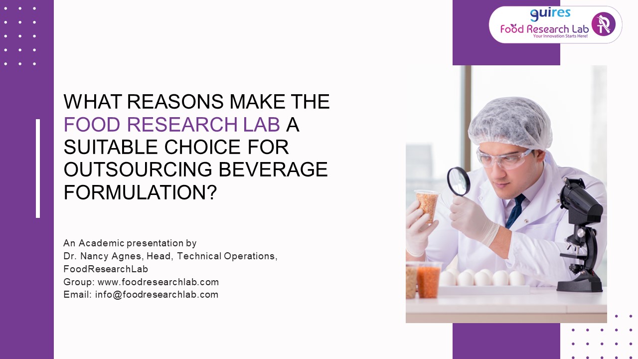 beverage formulation companies