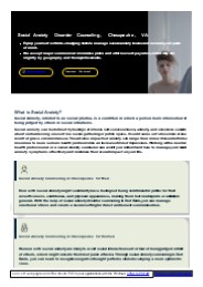 Social Anxiety Disorder Counseling, Chesapeake, VA
