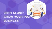 Grow Taxi Business with Uber Clone App