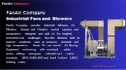 Industrial fans and Blowers