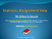 Statistics Homework Tutor