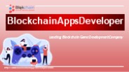 Blockchain game development company