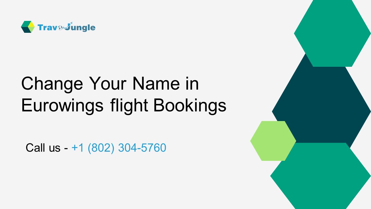Change Your Name in Eurowings flight Bookings