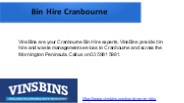 Skip Hire Prices | VinsBins