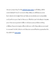 Last-Minute Strategies for the IBPS PO Test Series