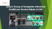Healthcare Service Robots UAE - Jacky’s