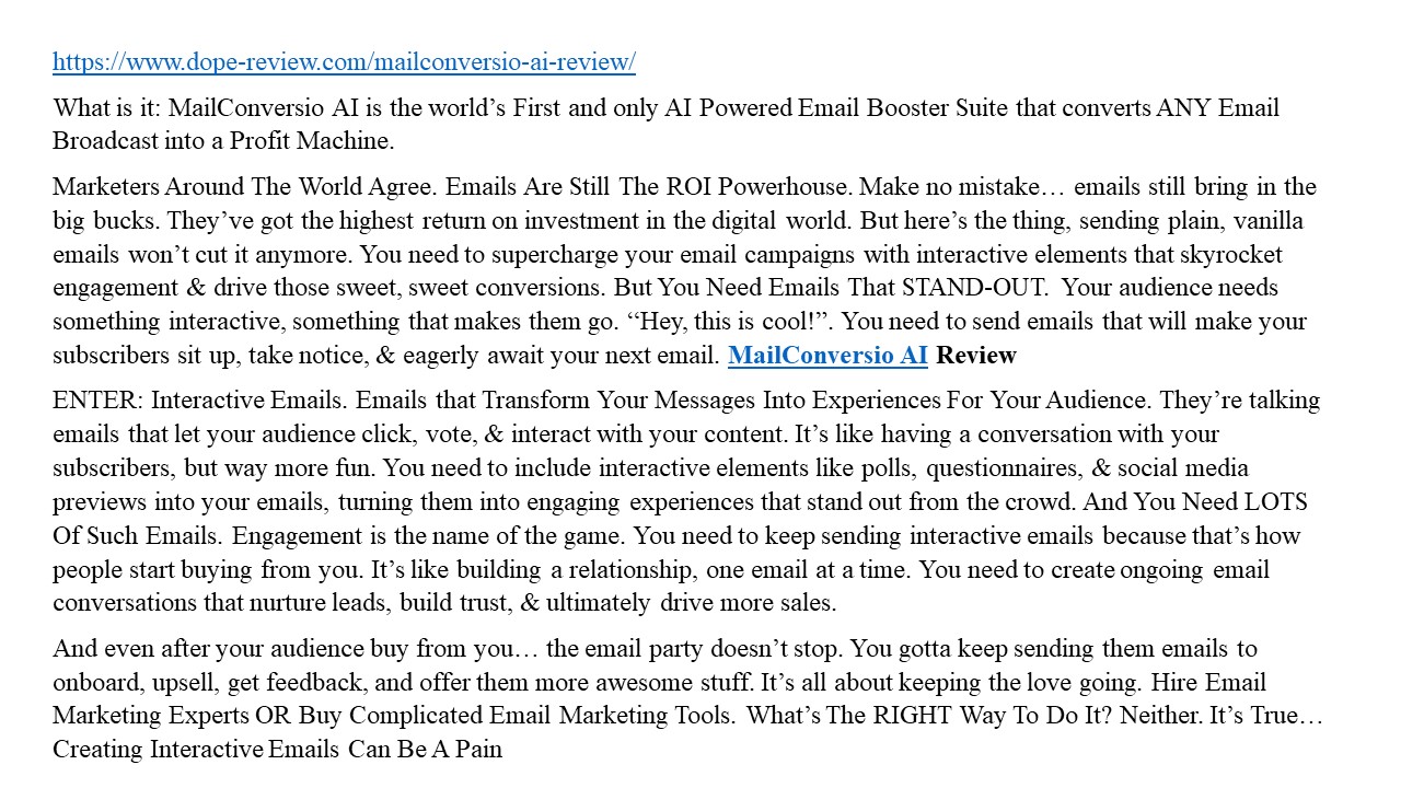 presentation player overlay