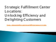 Ecommerce fulfillment centers in India