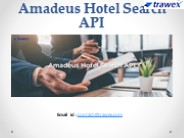 Amadeus Hotel Search API